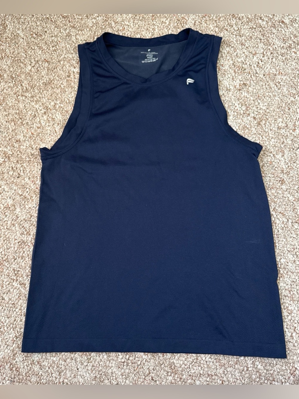 Fabletics Men's Navy Blue Performance Tank Top Size Small